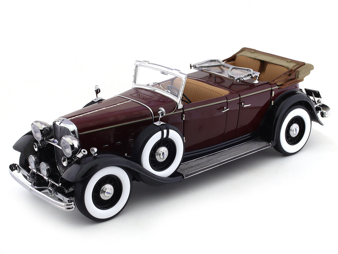 1932 Ford Lincoln KB Maroon 1:18 SunStar diecast scale model car collectible