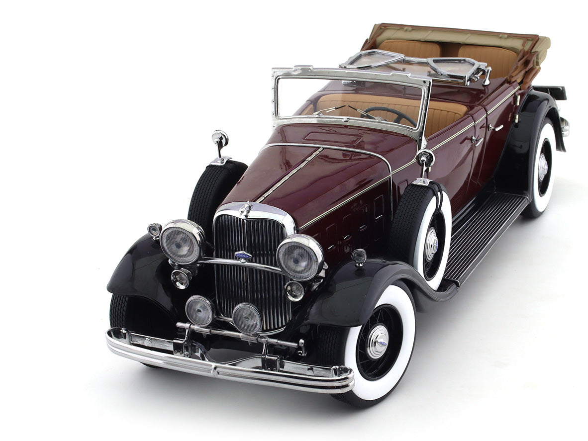 1932 Ford Lincoln KB Maroon 1:18 SunStar diecast scale model car collectible