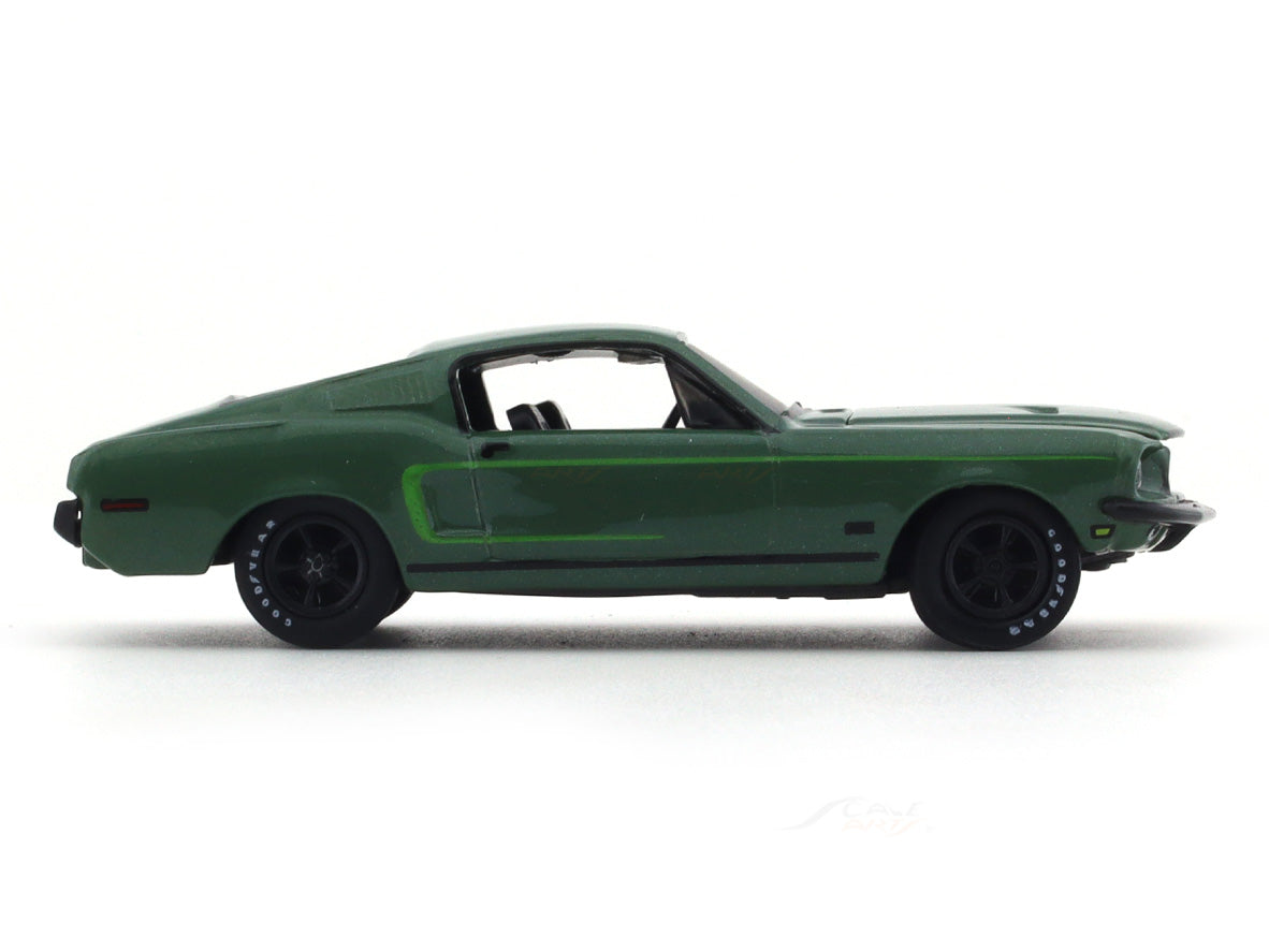 1968 Ford Mustang GT-390 green 1:64 M2 Machines diecast scale model collectible