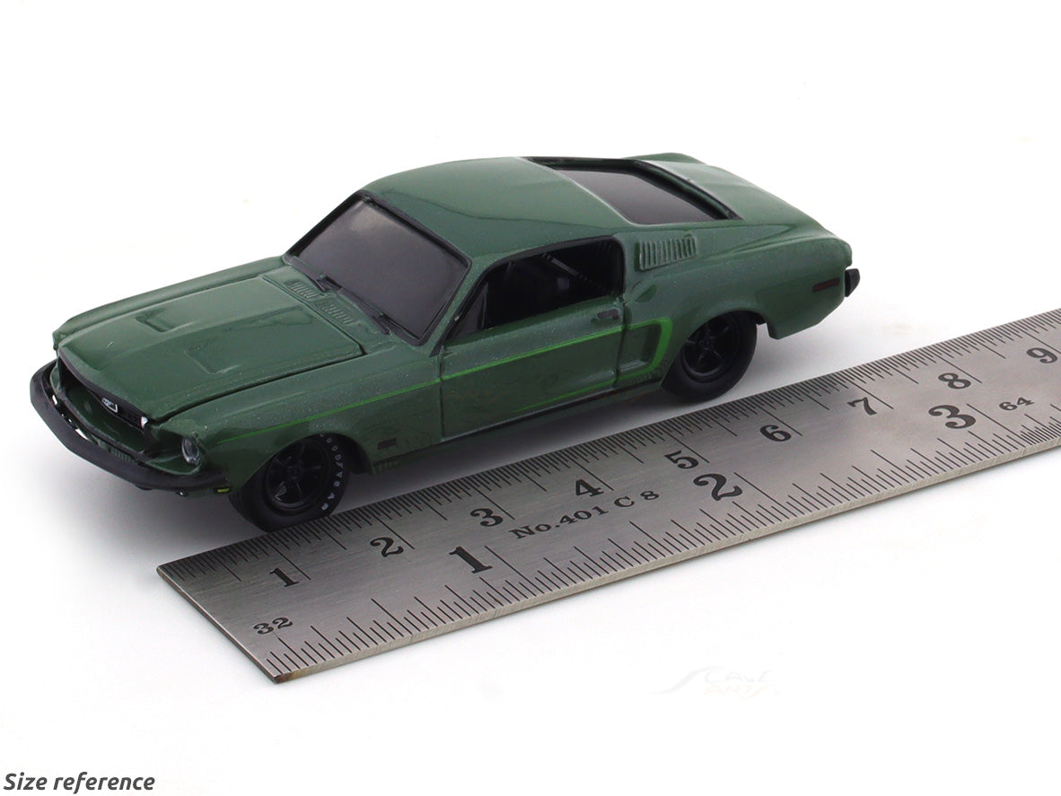 1968 Ford Mustang GT-390 green 1:64 M2 Machines diecast scale model collectible